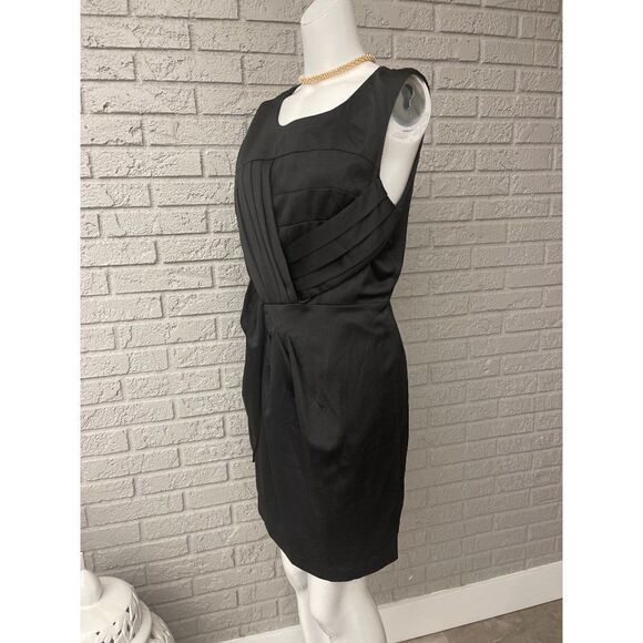 Twenty One Black Sleeveless Pleated Dress Size L - Picture 4 of 8